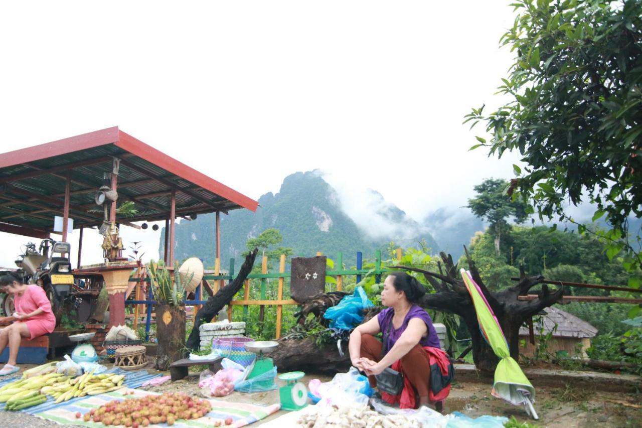 Vang Vieng Victory Hotel Exterior foto