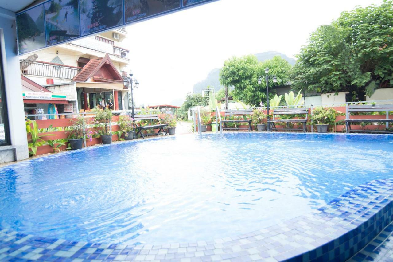 Vang Vieng Victory Hotel Exterior foto